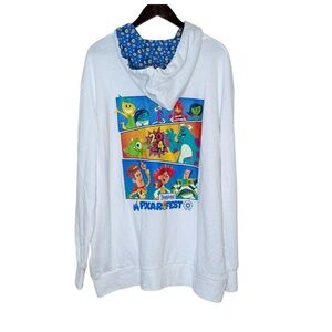 Disney Pixar Fest Kids Hoodie - White and Blue